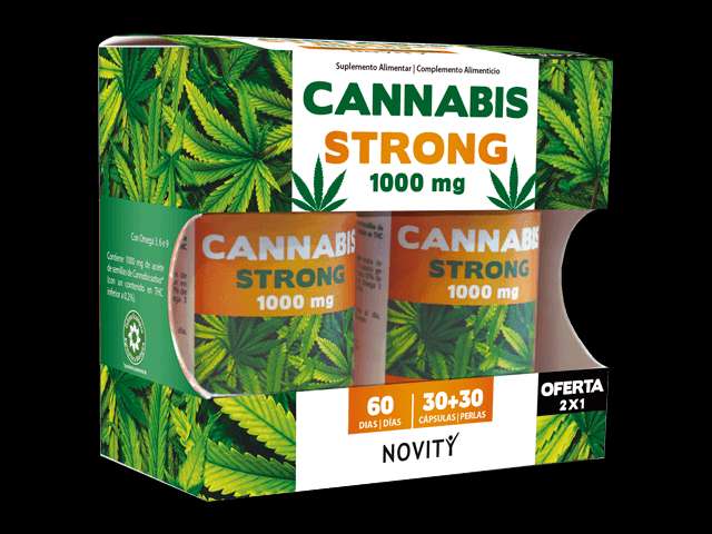 Imagen Cannabis strong 30+30 perlas:  Potencia Tu Bienestar Diario