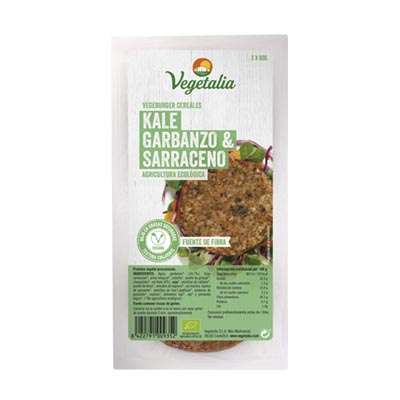 Imagen Veggieburger de Garbanzo y Kale Bio (2 unidades)