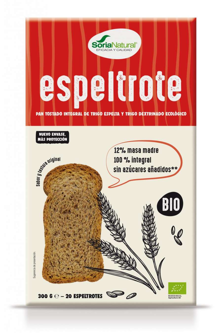 Imagen Pan tostado integral de espelta (300g)