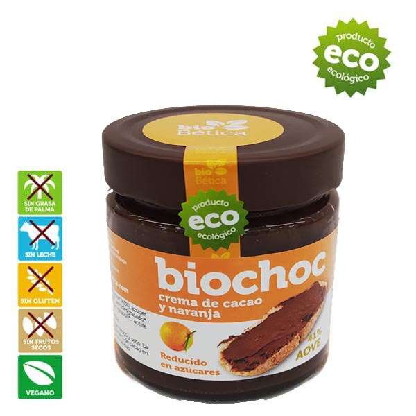 Imagen Bio choc crema de cacao y naranja (200g)