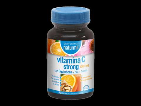 Imagen Vitamina C Strong 1000mg Vitamina C con Equinácea, Selenio y Zinc: Refuerza tu Sistema Inmunológico