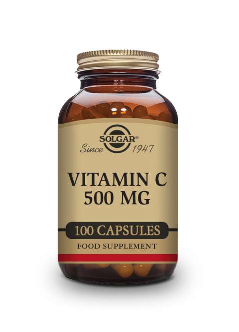 Imagen Vitamina C SOLGAR 500 mg – 100 Cápsulas Veganas