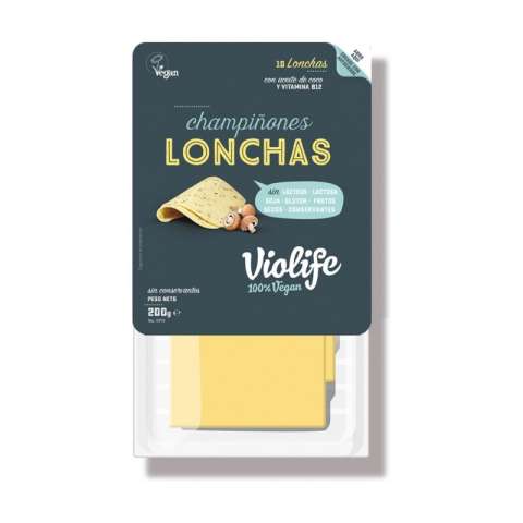 Imagen Lonchas sabor queso con champiñones (200g)