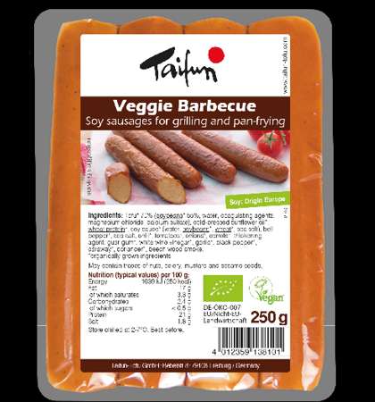 Imagen Salchichas veggie Bratwurst barbecue (250g)