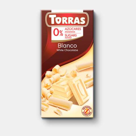 Imagen Chocolate blanco sin azúcar (75g)