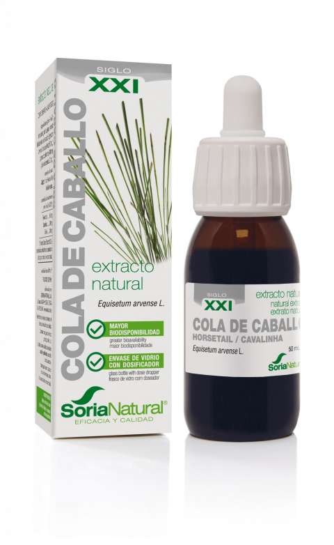 Imagen Extracto de Cola de Caballo (Fórmula XXI) de Soria Natural: ¡Descubre sus Beneficios Naturales!