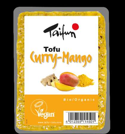 Imagen Tofu con curry y mango (200g)