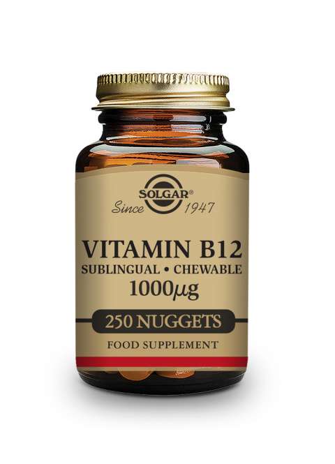 Imagen Vitamina B12 1000 μg Masticable con Sabor a Cereza: Potencia tu Salud Diaria