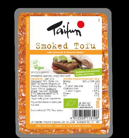 Imagen Tofu ahumado con almendras y sésamo (200g)